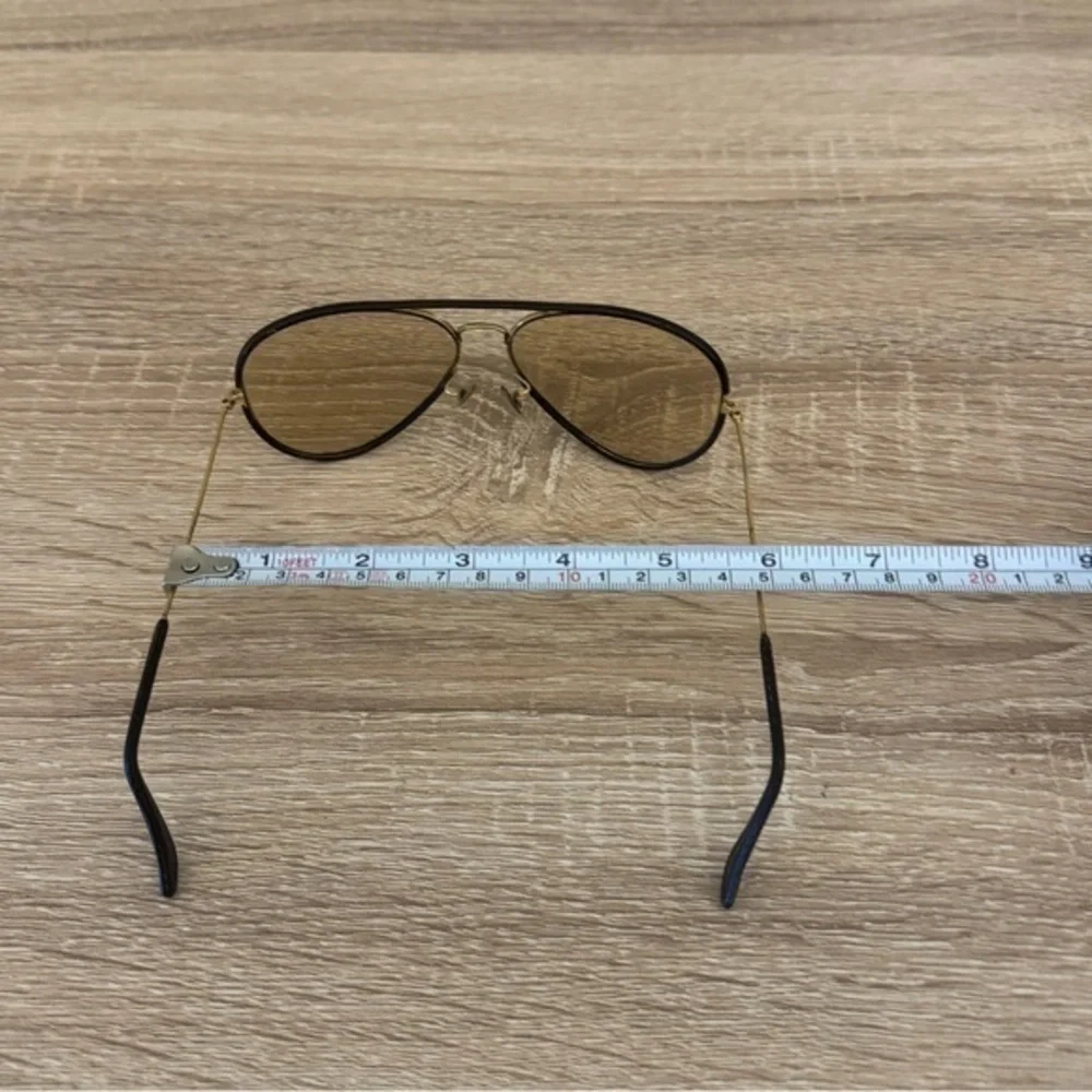 Rayban‎ Vintage 1980’s Unisex Leather Aviator Sunglasses